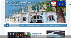 Desktop Screenshot of lo-poddebice.pl